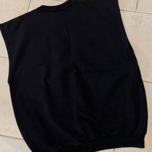 Vintage USA Fleece Sleeveless Sweatshirt ‘Central Michigan’ - Picture 5 of 5